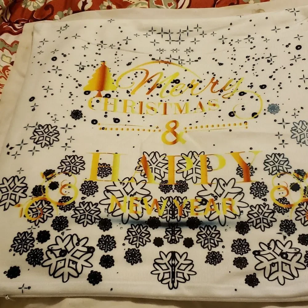 3 Christmas zippered pillow covers